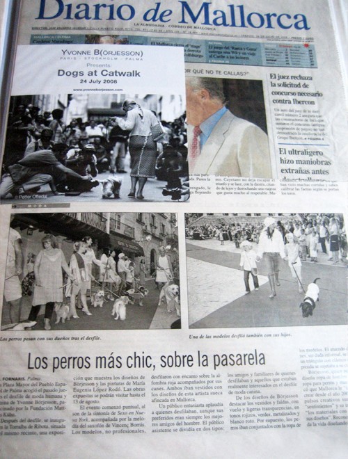 Yvonne Borjesson Chien Chic Press, Diario de Mallorca