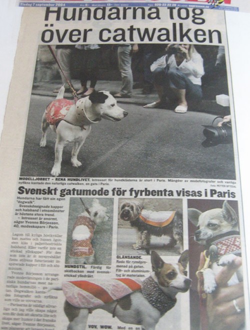 Yvonne Borjesson Chien Chic Press, Expressen